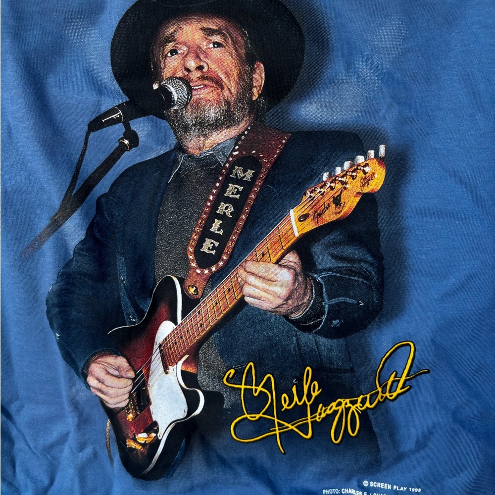 Vintage Merle Haggard shirt